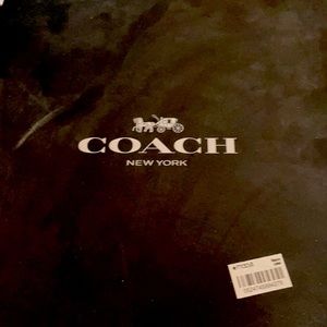 Coach black leather ankle boots. Soft size 6.5